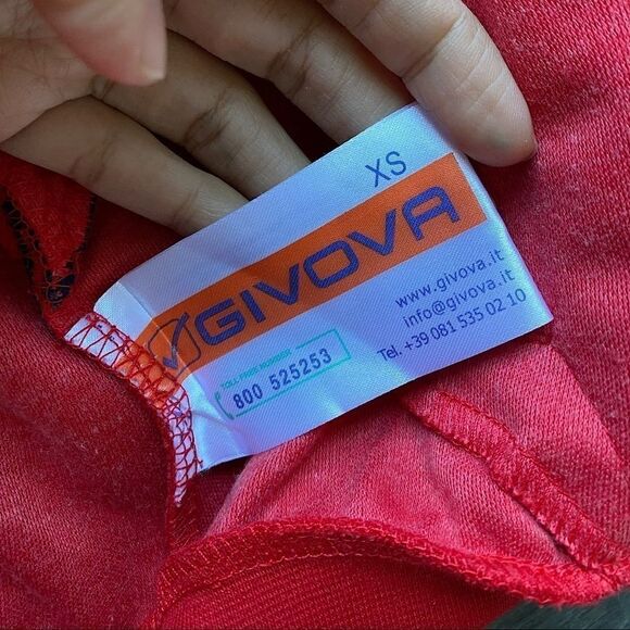 📌3/25 Givova Boys Mock Full Zip Track Jacket - Picture 12 of 12